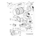 Kenmore 79691562910 drum parts diagram