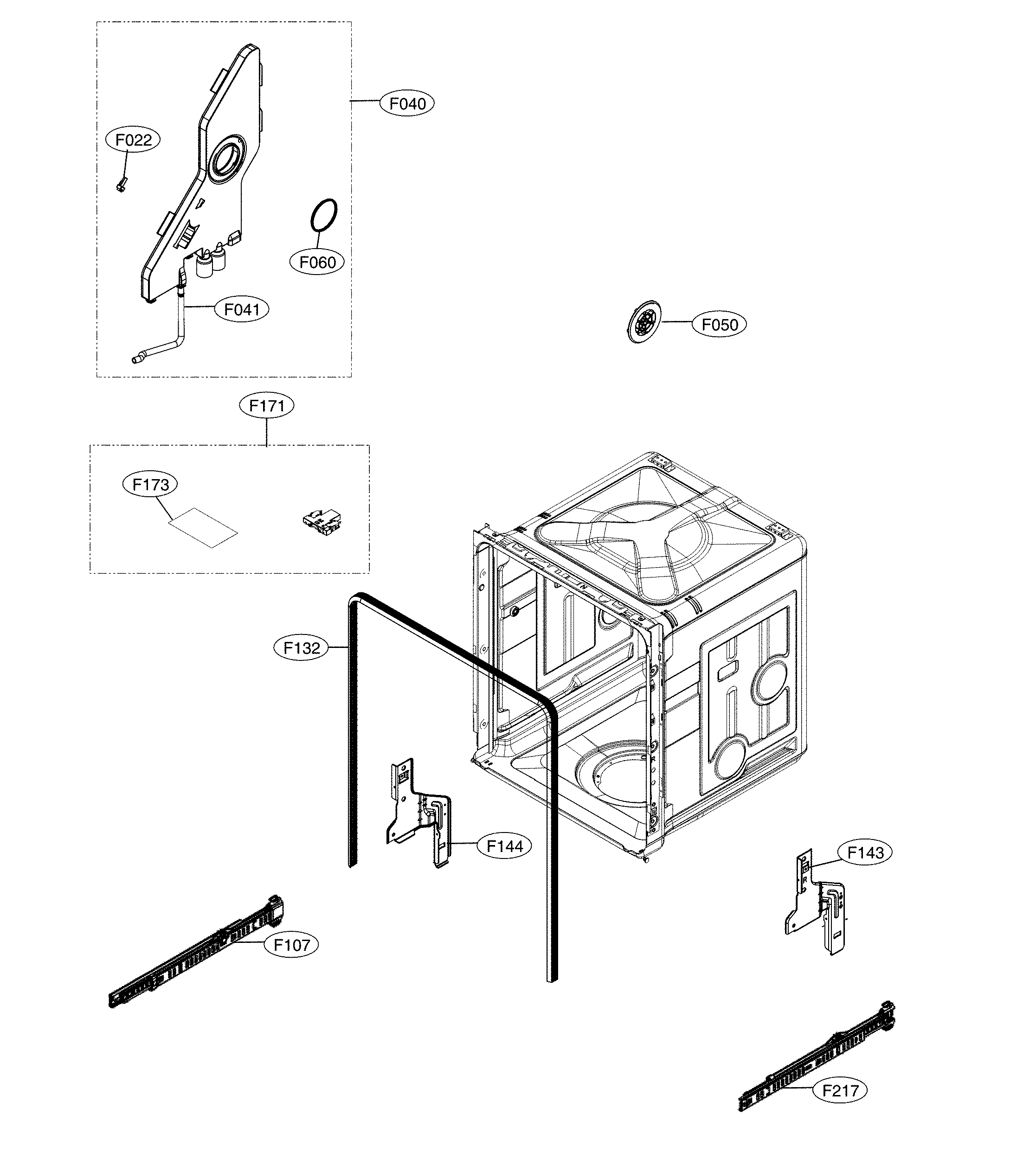Tub parts