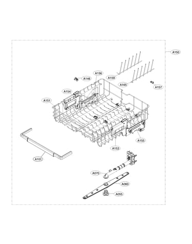Top rack parts