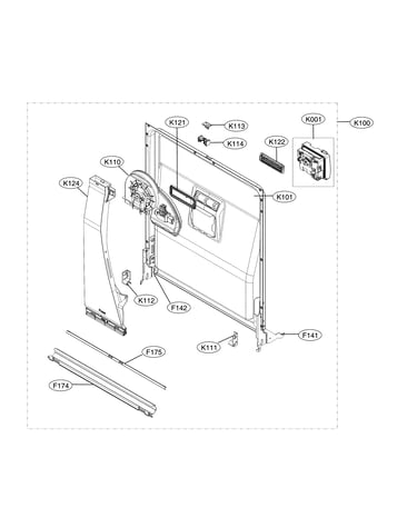 Door liner parts