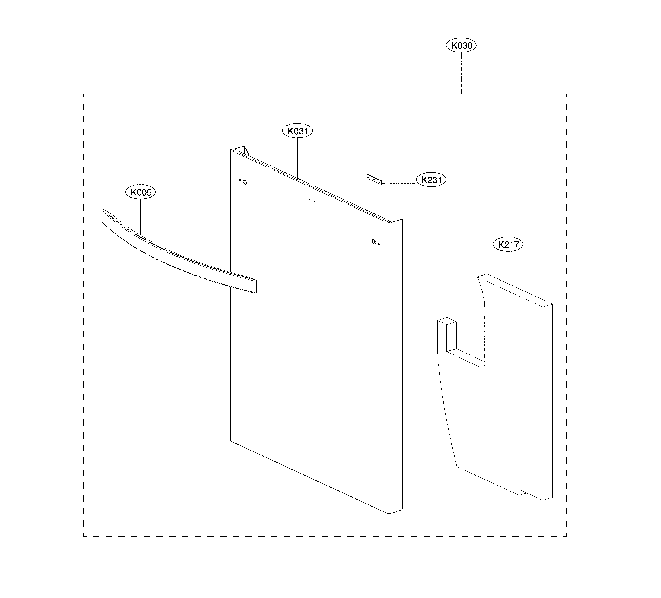 Front cover parts