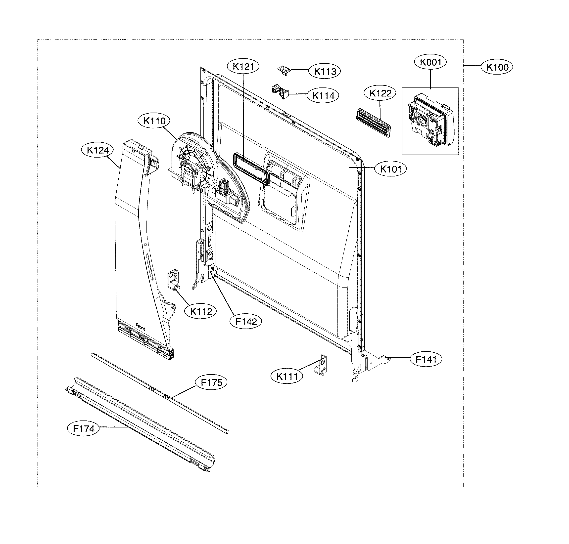 Door liner parts