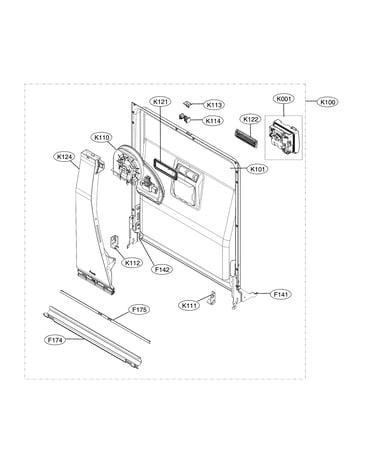 Door liner parts