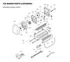 Kenmore 79575952400 ice maker parts diagram