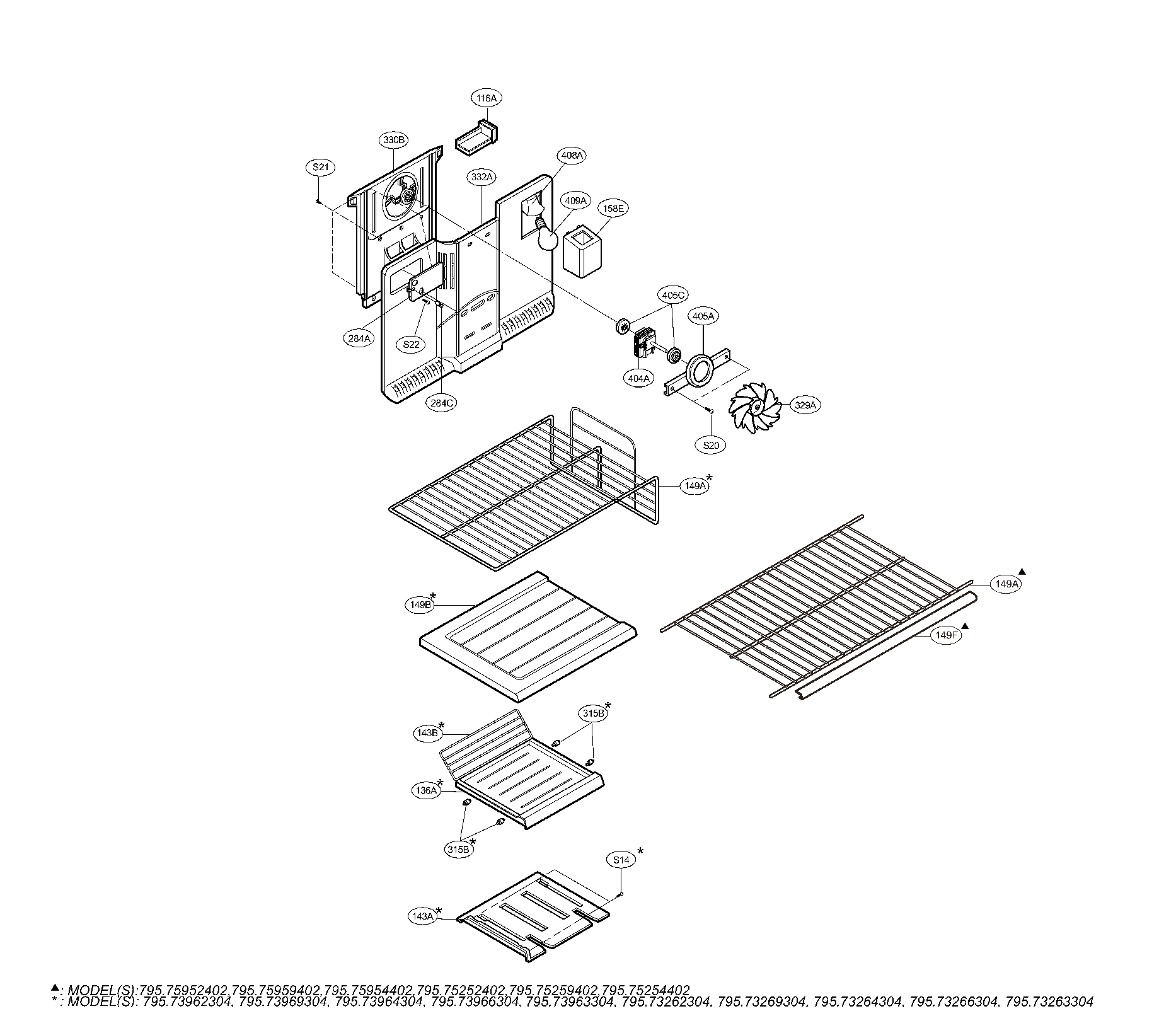 FREEZER PARTS