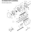 Kenmore 79575952402 ice maker parts diagram