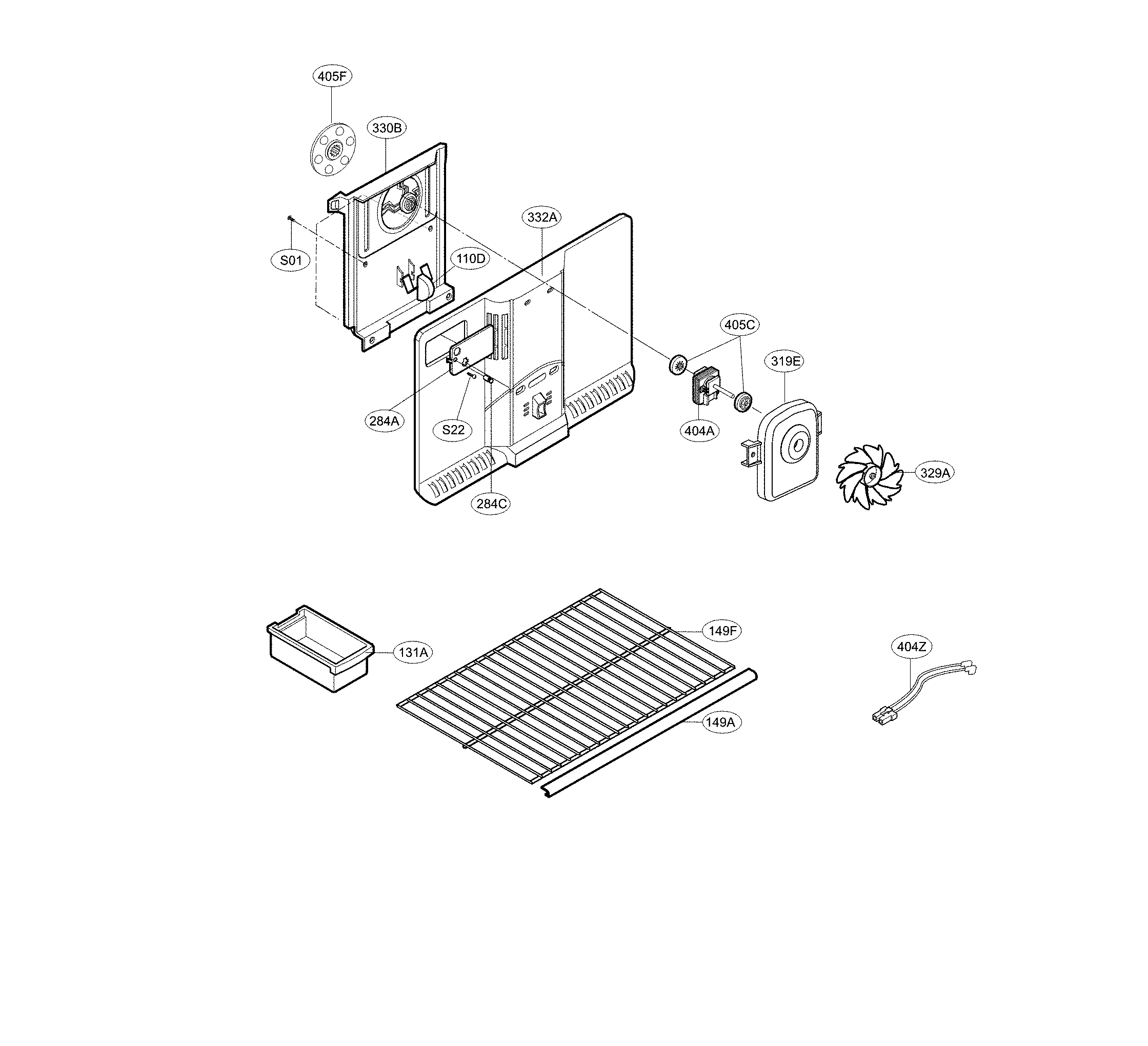Freezer parts