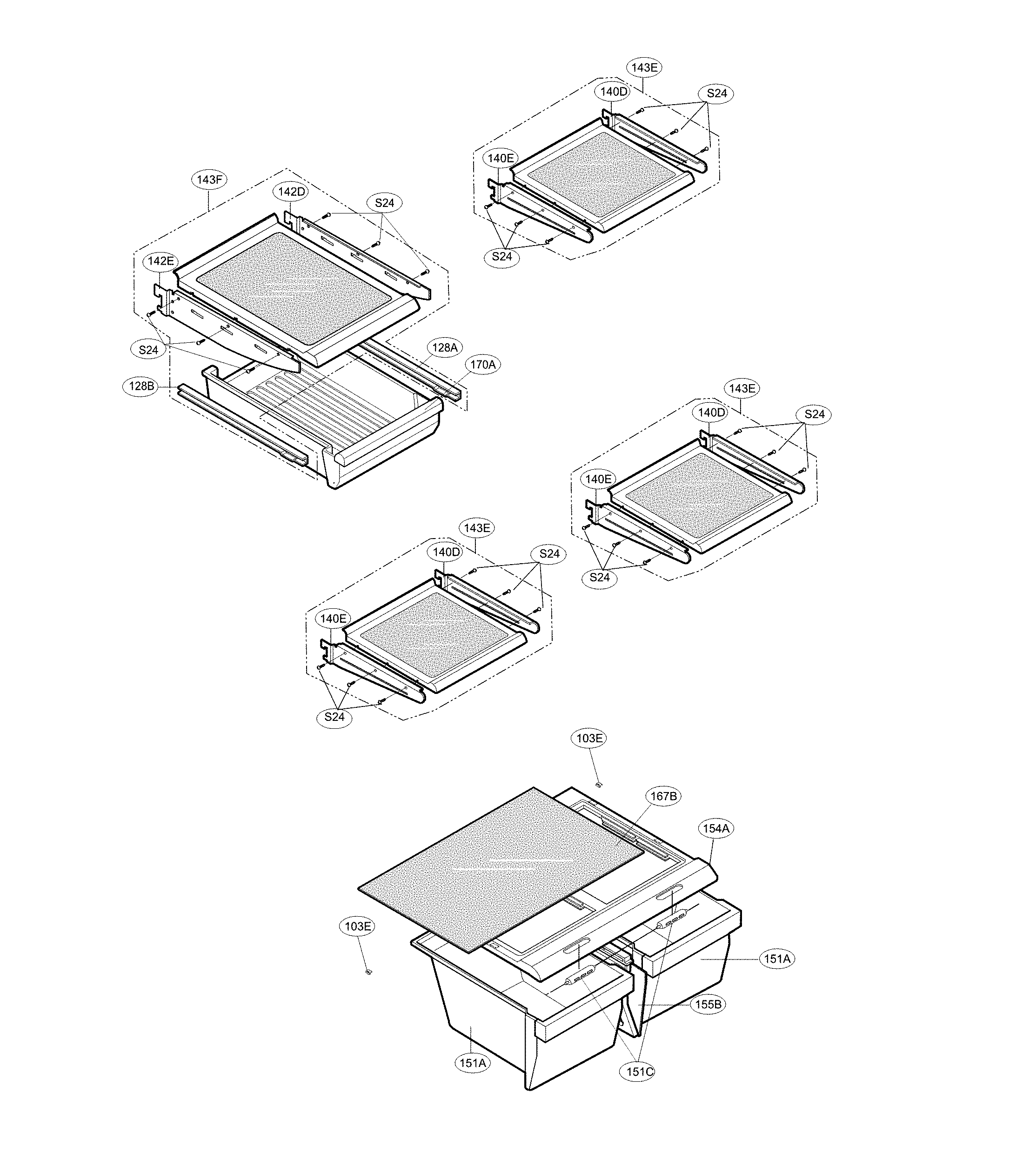 Refrigerator parts