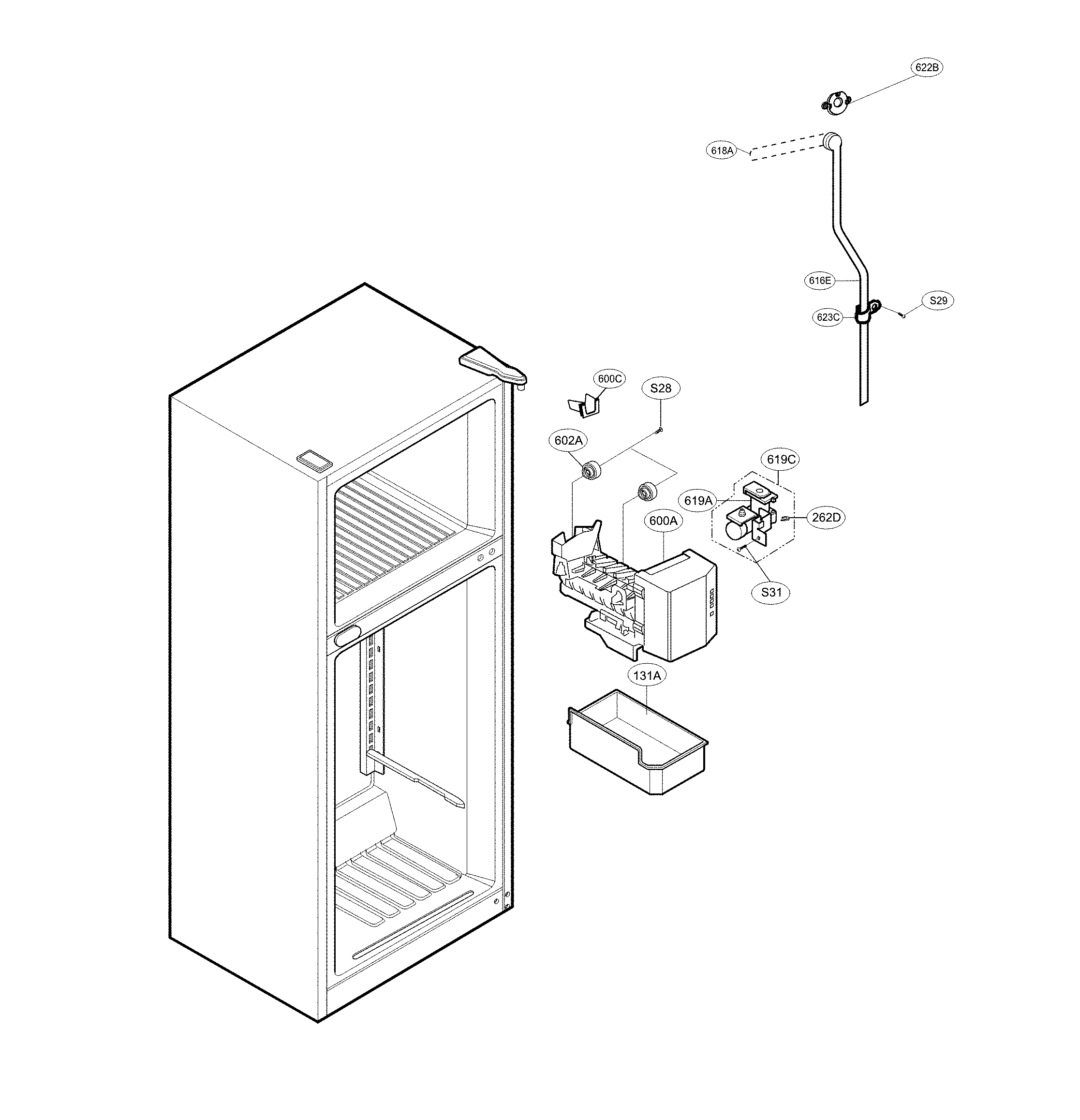 Ice maker parts