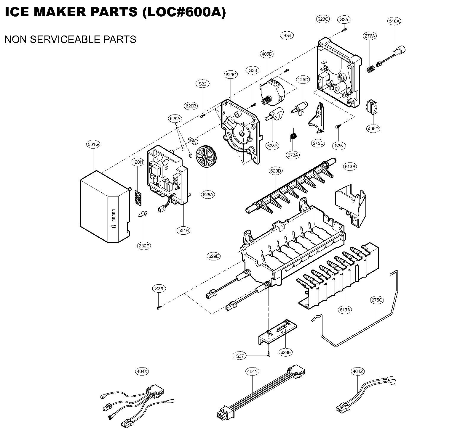 Ice maker parts