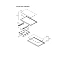 Kenmore 11170612910 2full glass shelf diagram