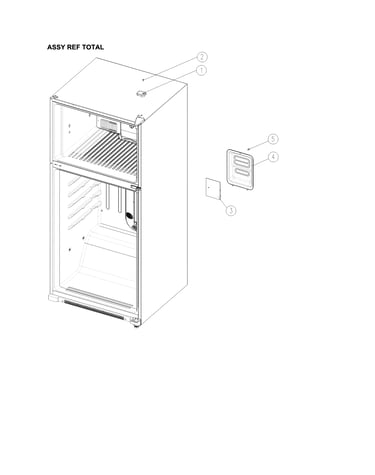 Assy refrigerator total