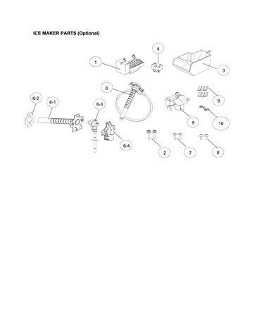Ice maker parts (optional)