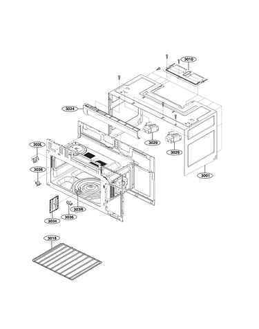 Oven cavity parts