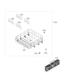 Bottom rack assembly
