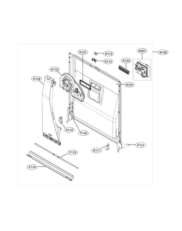Door liner assembly