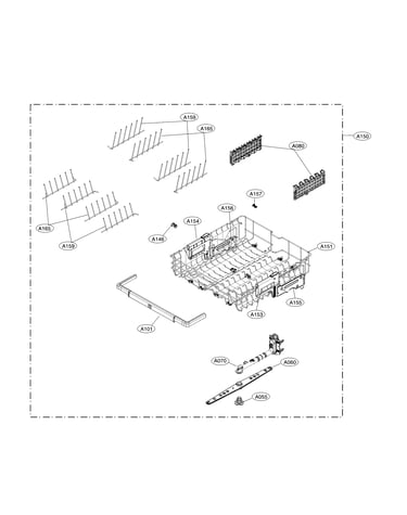 Top rack assembly
