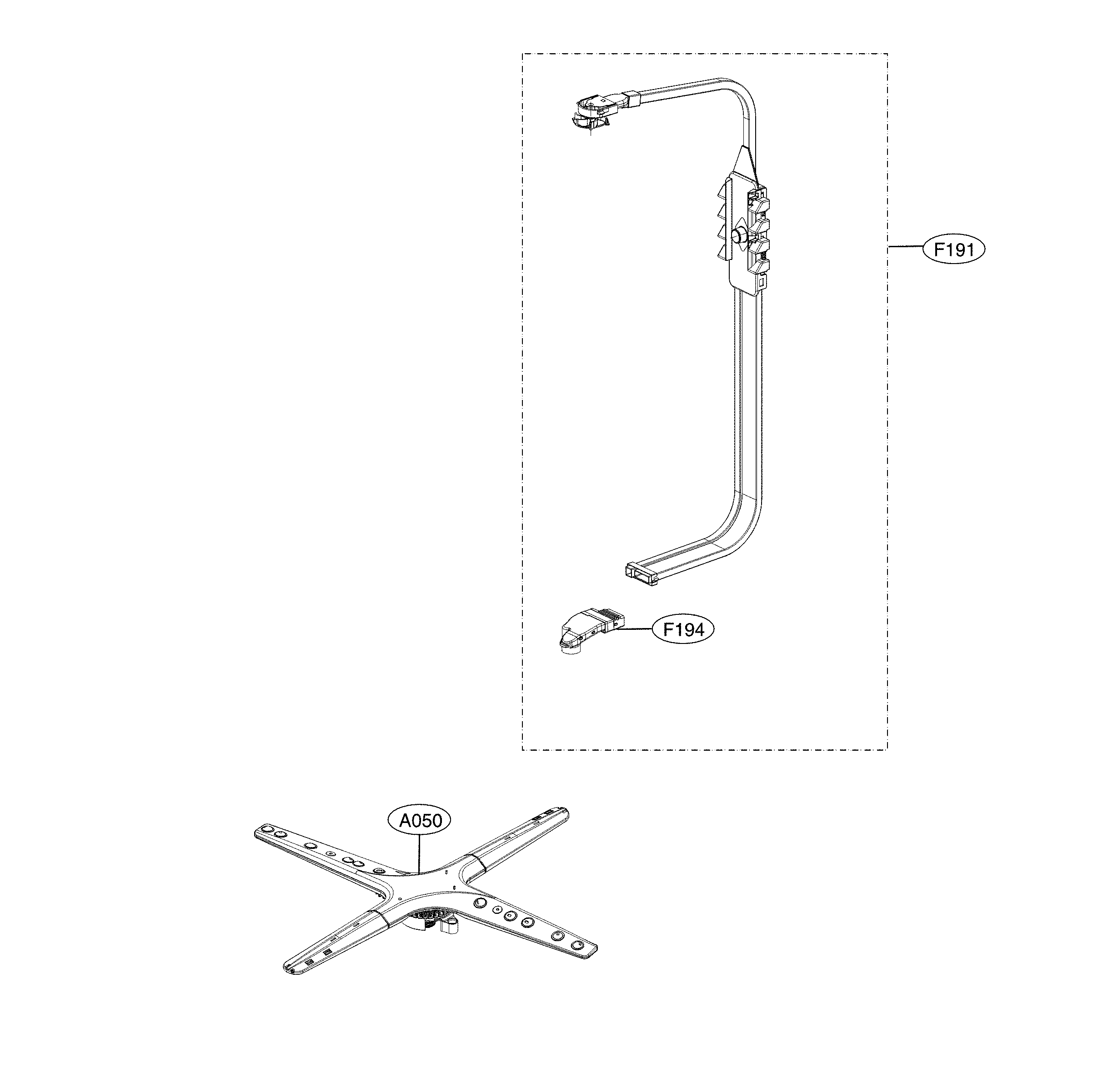 Water guide assembly