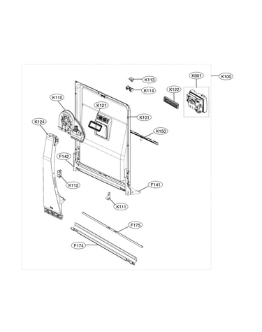 Door liner assembly