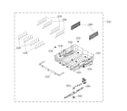 Kenmore Elite 72214357910 top rack assembly diagram