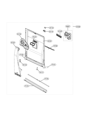 Door liner assembly