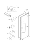 Refrigerator door