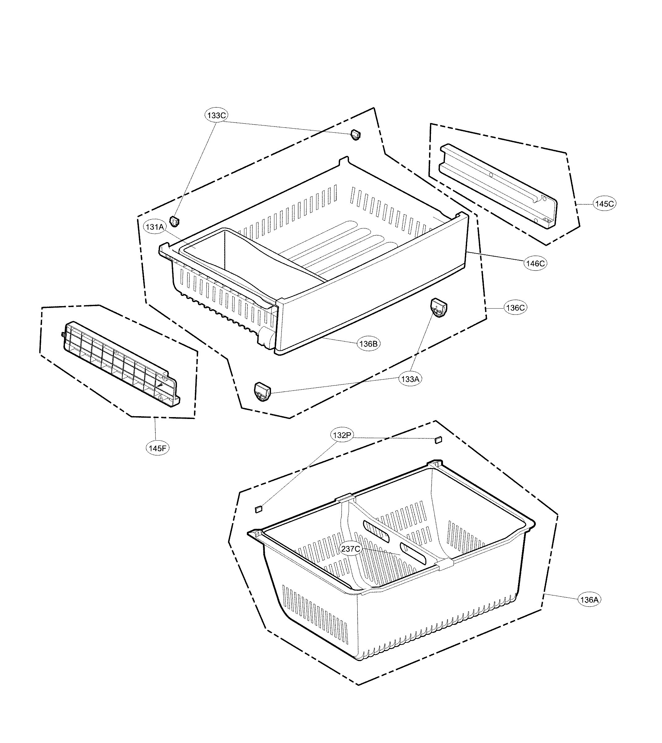 Freezer parts