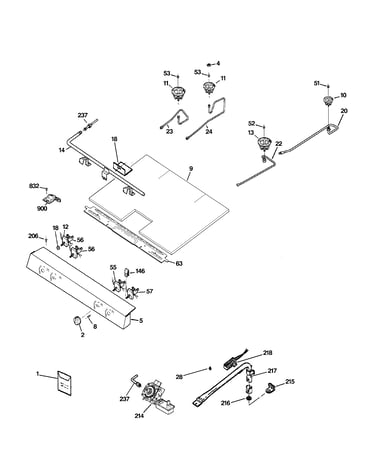 Gas & burner parts