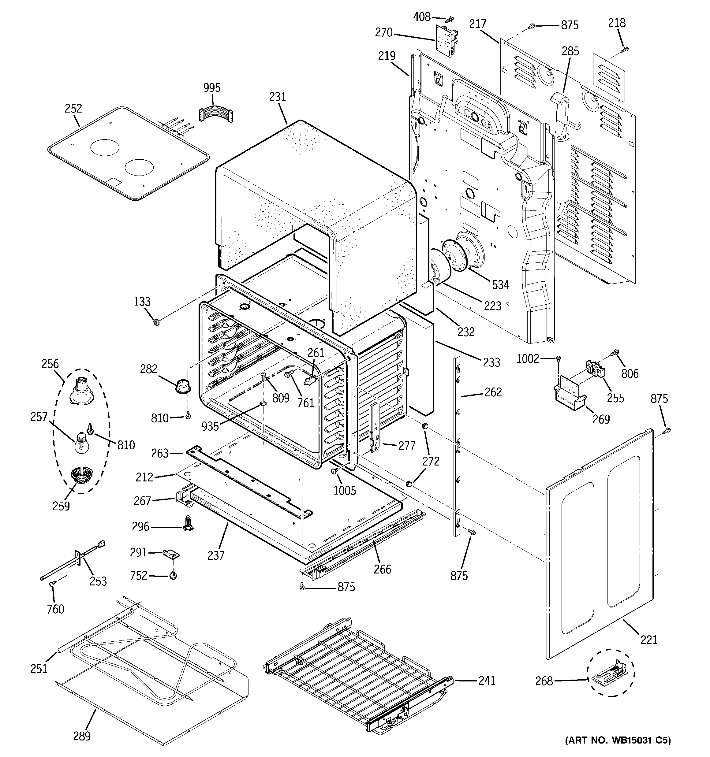 Lower oven