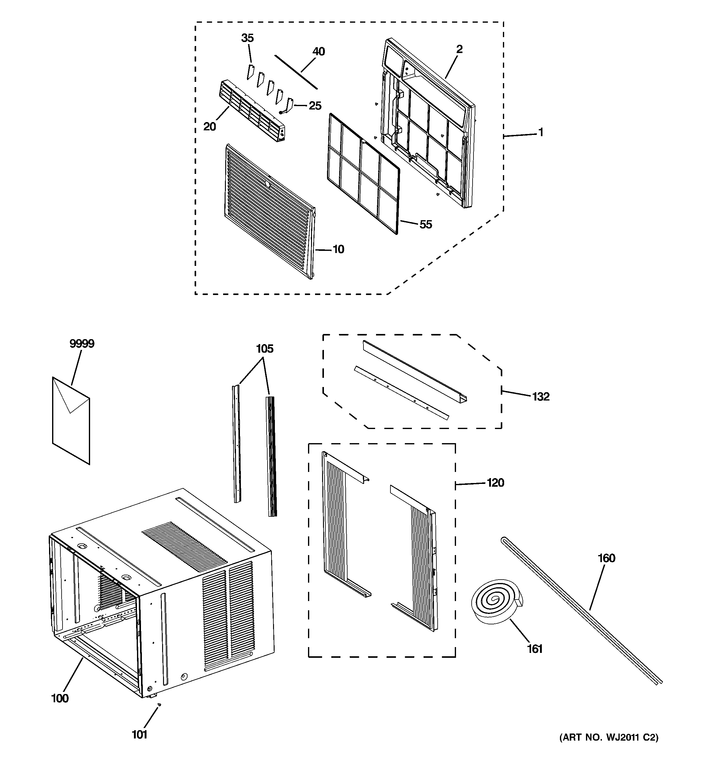 Grille & chassis parts
