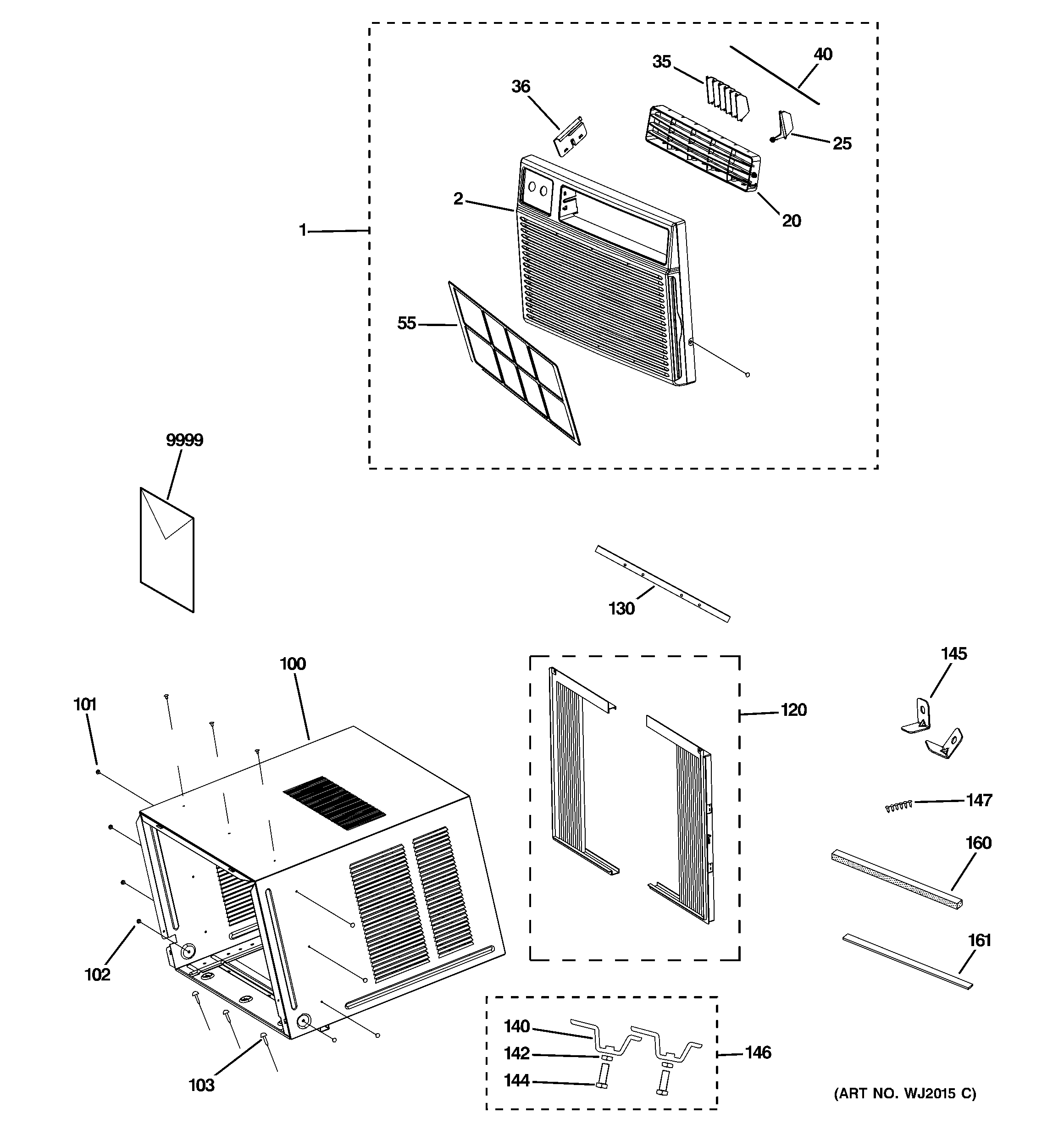 Grille & chassis parts
