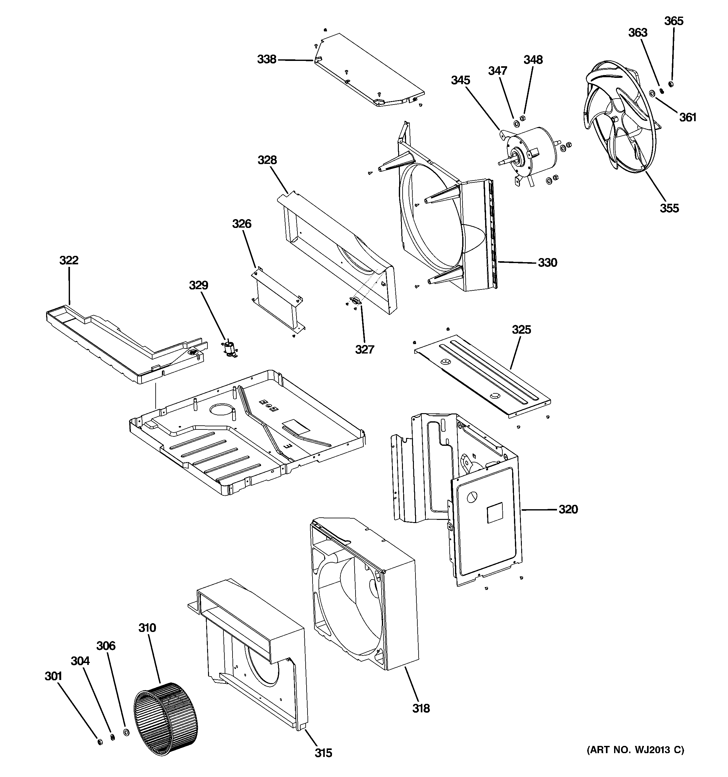 Base pan parts