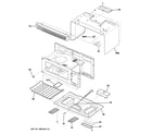 GE JNM1541DM5BB oven cavity parts diagram