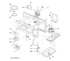 GE JNM1541DM5WW interior parts (1) diagram