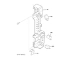 GE JNM1541SM5SS latch board parts diagram