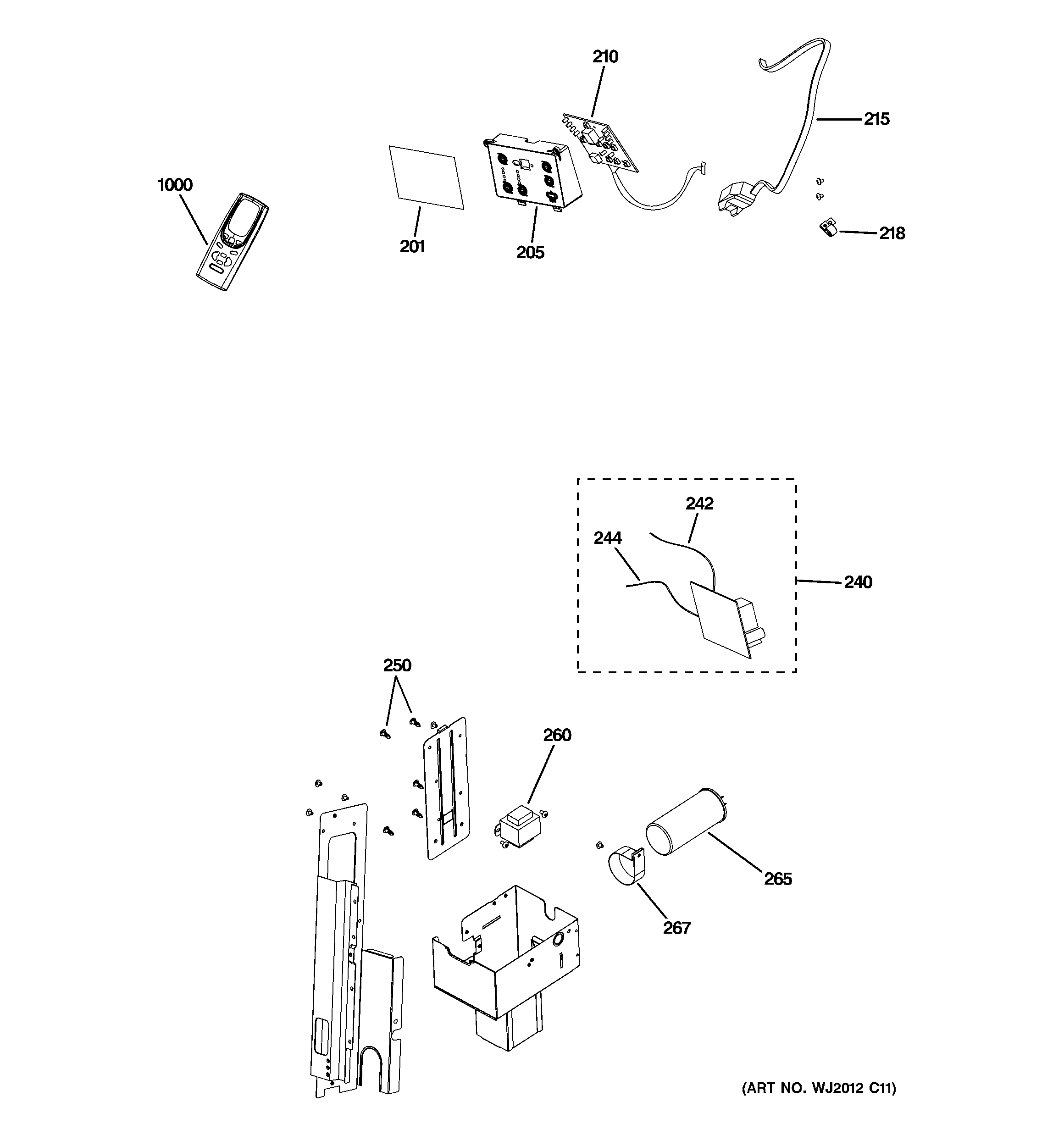 Control parts