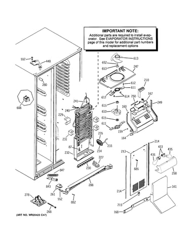 Freezer section