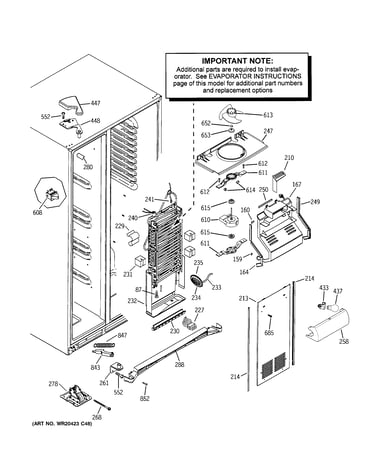 Freezer section