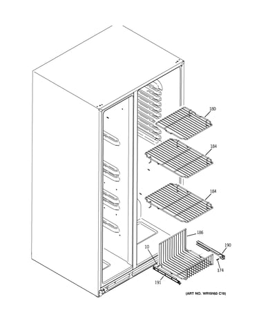 Freezer shelves