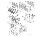 GE AZ32H15E5DM2 grille & air moving parts diagram