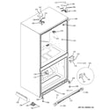 GE PFSF5NFZCBB case parts diagram