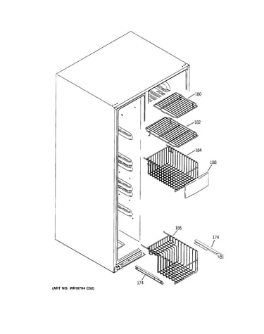 Freezer shelves