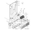 GE PSE25VGXICWW sealed system & mother board diagram