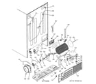 GE PSK25VGXICCC sealed system & mother board diagram