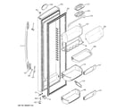 GE PSK25VGXICCC fresh food door diagram