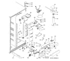 GE PSK25VGXICCC fresh food section diagram