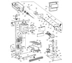 GE TFM25KRCEAA freezer section diagram