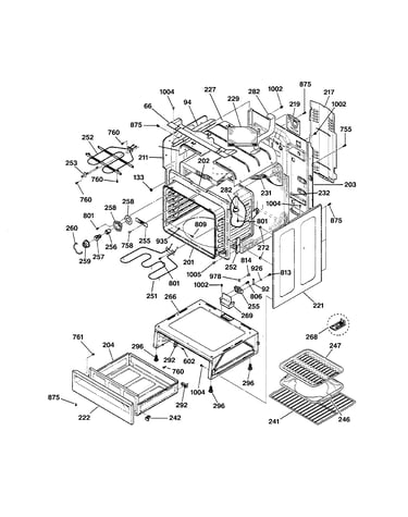 Body & drawer parts