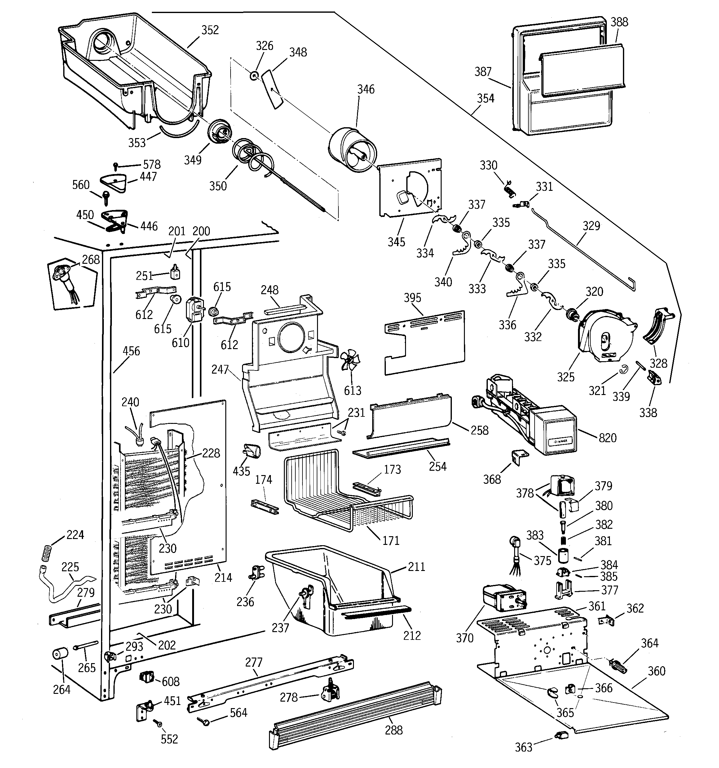 Freezer section