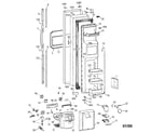 GE TFG28PFCCBS freezer door diagram